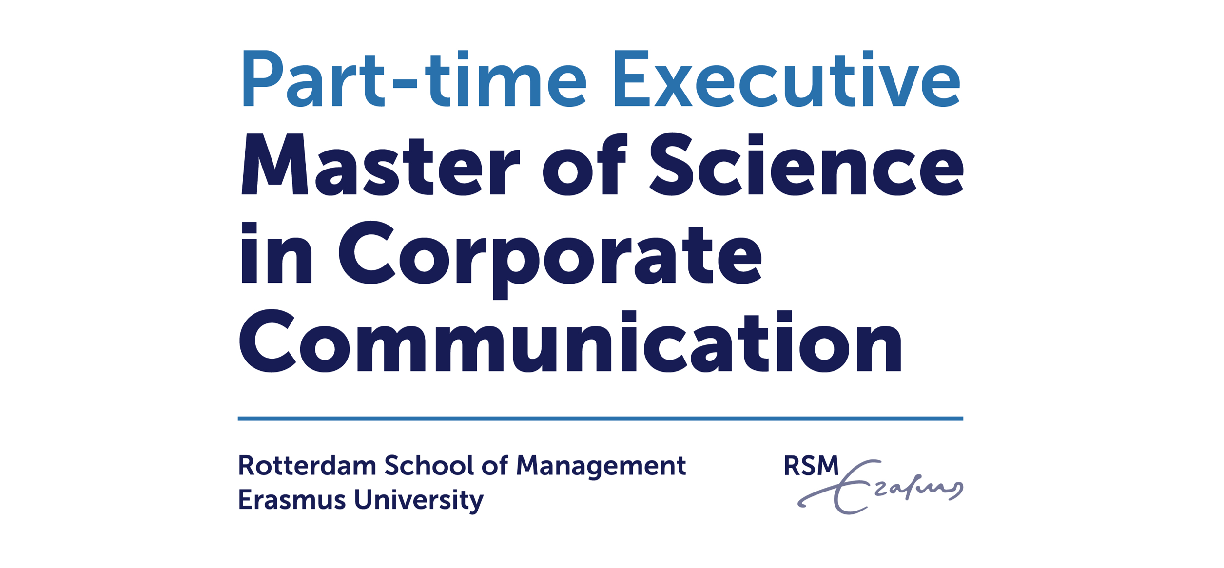 Executive Master of Science in Corporate Communication (MCC) 